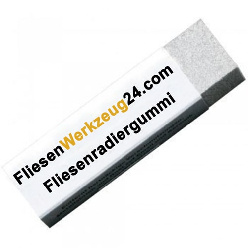 Fliesenradiergummi von Fliesenwerkzeug24 - Entfernt Verschmutzungen und Ablagerungen auf Fliesen und Naturstein