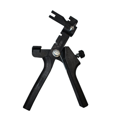 Plastic pliers to wedge leveling system