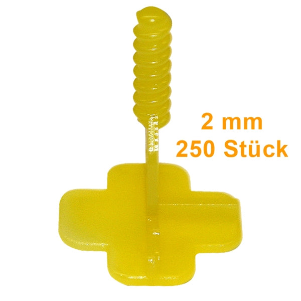 Fliesenwerkzeug24 Nivelliersystem T-Stücke 2 mm 500 St.