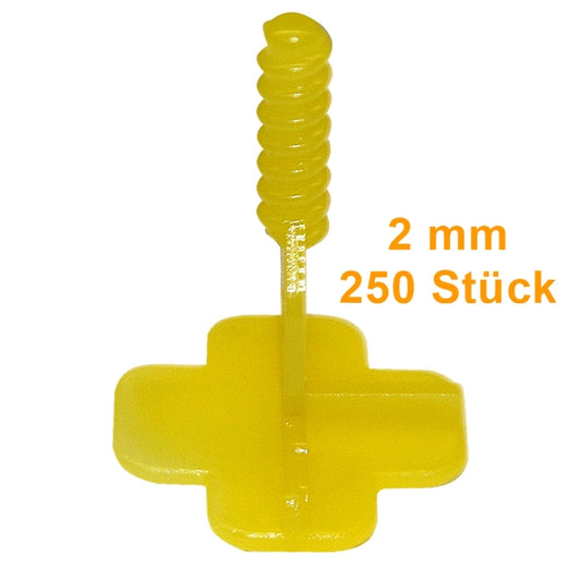 Fliesenwerkzeug24 Nivelliersystem T-Stücke 2 mm 500 St.