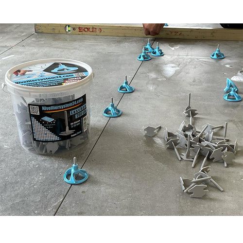 Leveling system24 rotary leveling system threaded brackets, 2mm