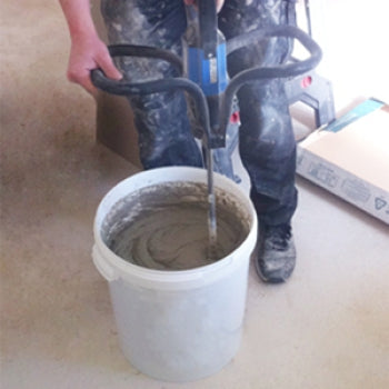 Anrühreimer ohne Deckel, 33 Liter, Anwendung