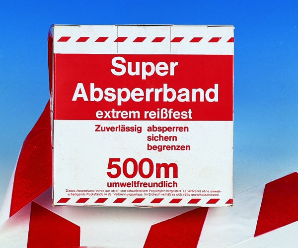 Absperrband 8 cm x 500 m, zuverlässig absperren, fliesenwerkzeug24