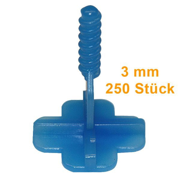 Fliesenwerkzeug24 Nivelliersystem T-Stücke 3 mm 250 St.